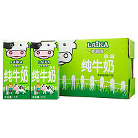 LAIKA 莱爱家 脱脂纯牛奶 1L*12盒