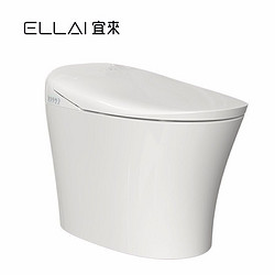 ELLAI 宜来 卫浴(ELLAI)智能马桶一体机虹吸式多功能即热烘干全自动冲水坐便器 智简 400mm坑距