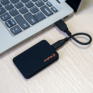 KINGBANK 金百达 USB 3.1 移动固态硬盘 Type-C 500GB 黑色