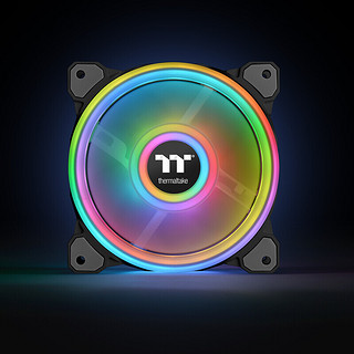 Thermaltake 曜越 Riing Quad 12 RGB 120mm 机箱散热风扇 单个装