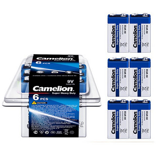 Camelion 飞狮 6F22 碳性电池 9V 6块装