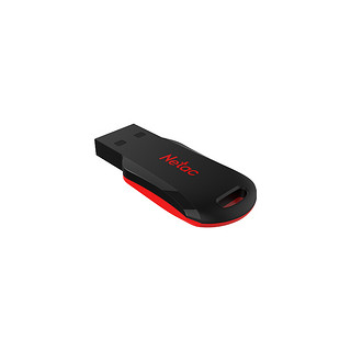 Netac 朗科 闪盾系列 U196 USB 2.0 闪存U盘 黑红色 32GB USB