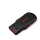 Netac 朗科 闪盾系列 U196 USB 2.0 闪存U盘 黑红色 32GB