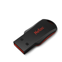 Netac 朗科 闪盾系列 U196 USB 2.0 闪存U盘 黑红色 32GB