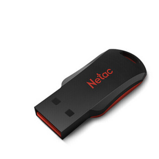 Netac 朗科 闪盾系列 U196 USB 2.0 闪存U盘 黑红色 8GB USB