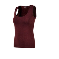 PLAYBOY 花花公子 女士保暖背心 Y8796 砖红 L