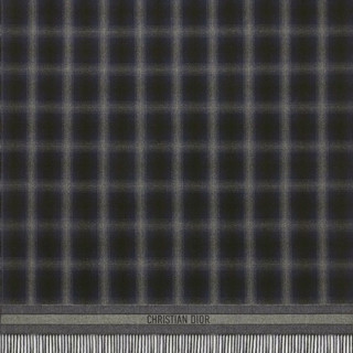 Dior 迪奥 Tartan In Dior 女士羊毛披肩 05TAR355I153_C580 蓝色 155*140cm