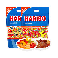 HARIBO 哈瑞宝 水果软糖可乐糖果散装 540g*2包