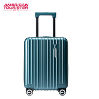 美旅箱包（AmericanTourister）机长箱登机箱轻便小型拉杆箱机长商务 18.寸密码箱行李箱79B 松石绿 16寸-登机箱