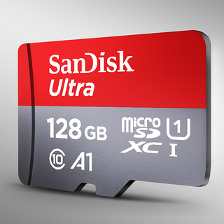 SanDisk 闪迪 至尊高速系列 Micro-SD存储卡 128GB（UHS-I 、U1、A1）