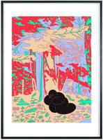 维格列艺术 冀皓天 版画《Forest树林》30x42cm 艺术微喷装饰画