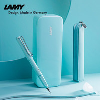 凌美(LAMY)钢笔 狩猎马卡龙系列墨水笔 马卡龙蓝F笔尖VT3601-BL-F-0.7mm