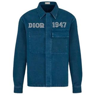 Dior 迪奥 男士长袖衬衫 013D488C239X_C571 深蓝色 XL