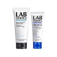 LAB SERIES 朗仕 肌础护肤系列男士护肤套装 (多功能洁面乳100ml+俊范多效保养乳液50ml)