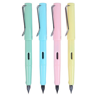 M&G 晨光 钢笔 AFPY5208 粉色+蓝色 EF尖 2支装
