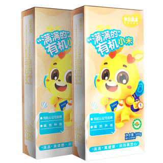 秋田满满 有机胚芽米+有机黄小米+有机藜麦 500g*3盒