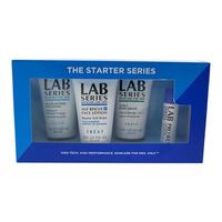LAB SERIES 朗仕 肌础护肤系列男士护肤套装 (洁面乳30ml+保养乳液30ml+去角质凝胶30ml+唇膏)