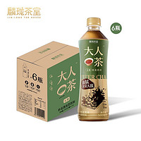 周三购食惠：LIN-LONG TEA HOUSE 麟珑茶室 桂花普洱茶  无糖茶饮  500ml*6瓶