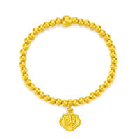 CHOW TAI FOOK 周大福 传承系列 F223926 福牌足金手链 15cm 7.6g