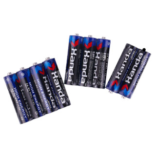 Handa 汉达 5号碳性电池 7号碳性电池 1200-3350mAh 1.5V 4粒混装