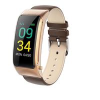 OLOEY 智能手环 金色 真皮深棕表带(血氧)