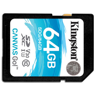 Kingston 金士顿 SDG Micro-SD存储卡 64GB（UHS-I 、V30、U3）