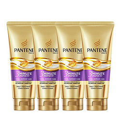 PANTENE 潘婷 3分钟奇迹护发素 180ml*4（赠 40ml*3）