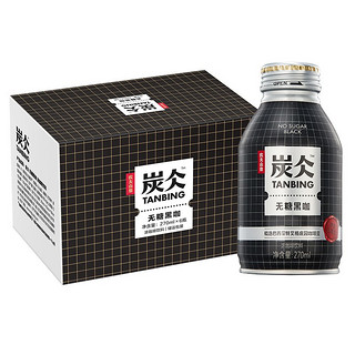 NONGFU SPRING 农夫山泉 炭仌咖啡 无糖黑咖 270ml*6瓶