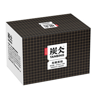 NONGFU SPRING 农夫山泉 炭仌咖啡 无糖黑咖 270ml*6瓶