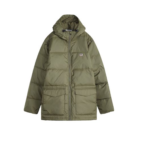 Levi's 李维斯 男女款连帽羽绒服 28254-0002 绿色 XL