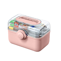 Glosen 金隆兴 2483 医药箱 3层 大号 茱萸粉