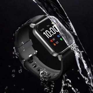 Haylou 嘿喽 LS02 智能手表 1.4英寸 黑色 硅胶表带 黑色（运动、续航、心率、监控、防水、提醒）