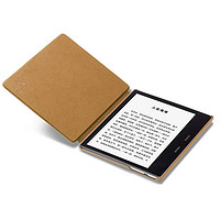 Kindle oasis 第三代 7英寸墨水屏电子书阅读器 WIFI 32GB 银灰色 +胡桃棕 吾皇保护套套装