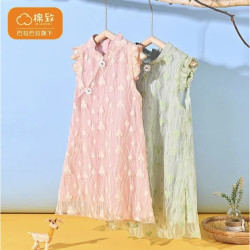棉致 女童汉服连衣裙