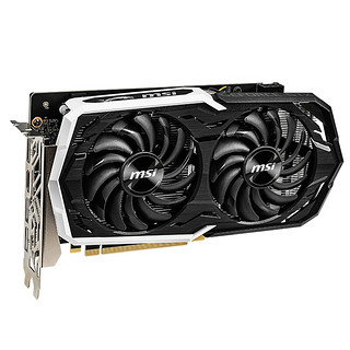 MSI 微星 GeForce GTX 1660Ti ARMOR 6G OC 显卡 6GB 黑色