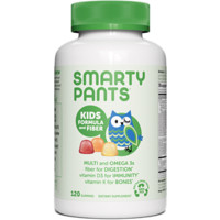 SmartyPants 儿童膳食纤维营养软糖 90粒 混合水果味