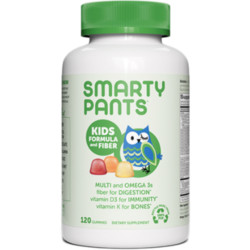 SMARTYPANTS 儿童膳食纤维营养软糖 120粒 混合水果味