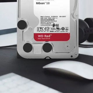 Western Digital 西部数据 红盘系列 3.5英寸NAS硬盘 6TB (SMR、5400rpm、256MB) WD60EFAX