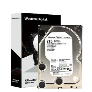 Western Digital 西部数据 Ultrastar DC HA210系列 2TB 3.5英寸 企业级硬盘 (7200rpm、CMR) HUS722T2TALA604