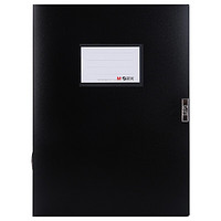 M&G 晨光 ADM94814  黑色粘扣档案盒 A4 55mm  单个装