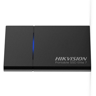 HIKVISION 海康威视 Elite7系列 E7 USB 3.2 移动固态硬盘 Type-C 1TB 极夜黑