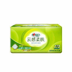心相印 云感柔肤系列 抽纸 3层*100抽*48包(190*132mm)