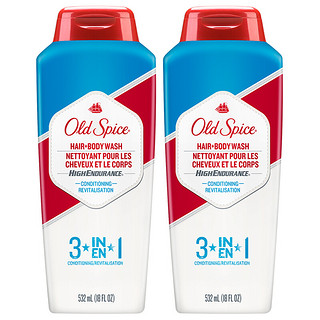 Old Spice 男士3合1洗发水润发沐浴液 532ml*2