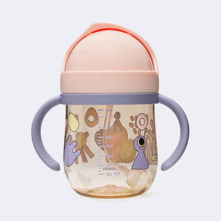 巴拉巴拉 儿童水杯宝宝学饮杯重力球吸管杯便携婴儿防漏防呛防摔潮