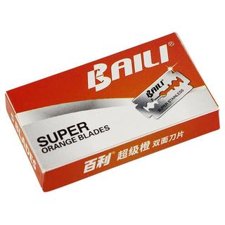 BAILI 百利 双面系列 BP1002 超级橙白金刃口刀片 5片*3