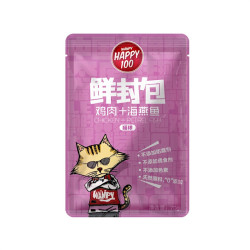 Wanpy 顽皮 猫咪零食 70g*12包 鸡肉海燕鱼味