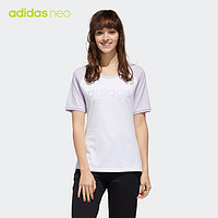 adidas NEO GL1191 女装运动短袖T恤