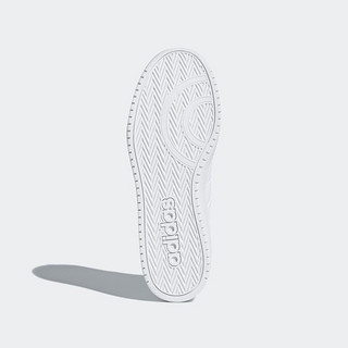adidas NEO Hoops 2.0 中性休闲运动鞋 DB1085 白色/淡灰 43