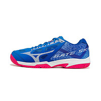 Mizuno 美津浓 Gate Sky Plus 中性羽毛球鞋 71GA204022 蓝色/白色 42.5