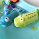 KIDNOAM 儿童洗澡戏水玩具 2只装（鲨鱼+鳄鱼）